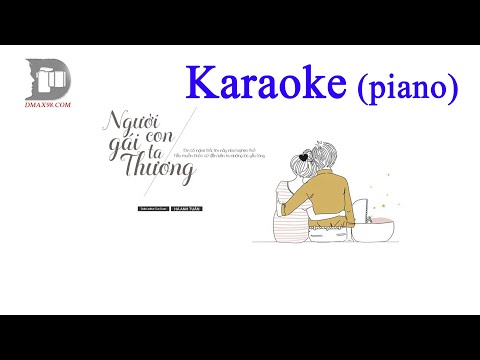 NGƯỜI CON GÁI TA THƯƠNG|Hà Anh Tuấn|Piano Karaoke |Sheet PDF|Lê Trangg| SUB Karaoke by ĐOÀN NGUYỄN