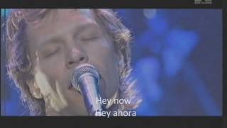 BON JOVI Every Word Was A Piece Of My Heart (Subt. Ingles - Español)