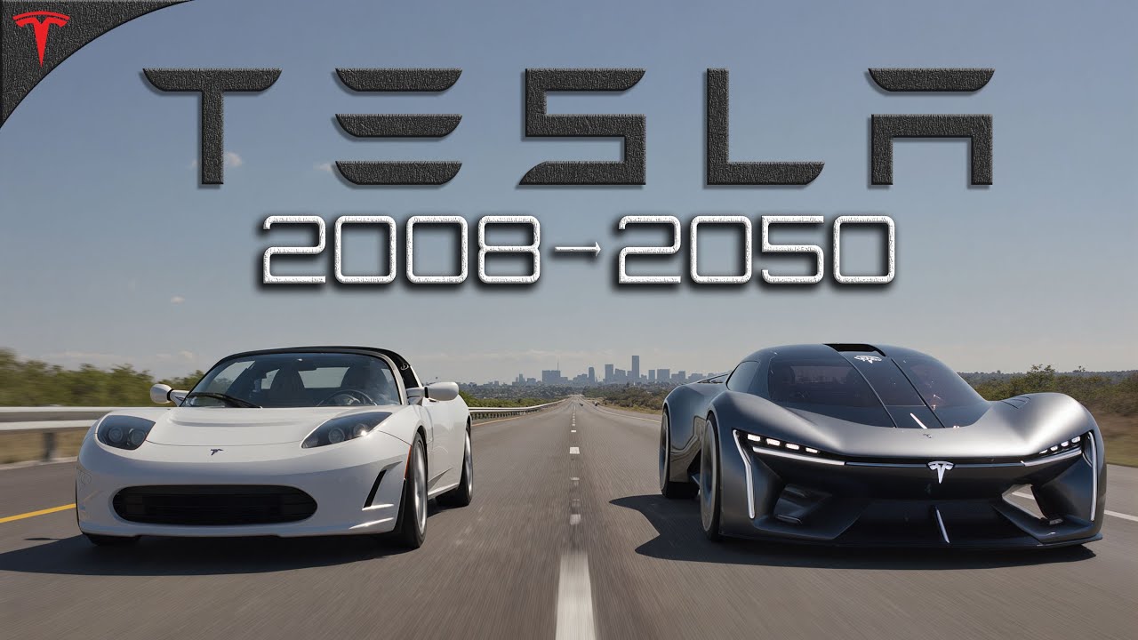 Tesla Car Evolution 2008–2050 | The Future of Electric Vehicles