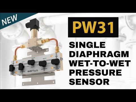 NEW - PW31 Single Diaphragm Wet-to-wet Pressure Sensor Video Thumbnail
