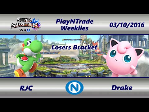 PnT 03/10/16 - RJC (Yoshi) vs. Drake (Jigglypuff) - Losers - SSB4