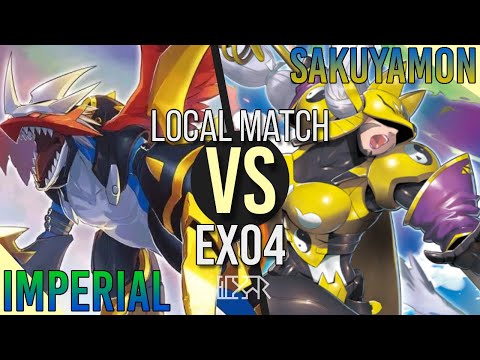 Imperialdramon vs Kuzuhamon [Digimon TCG EX04 Local Match]