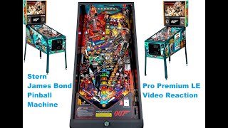 James Bond 007 Stern Pinball machine Pro Premium LE video reaction