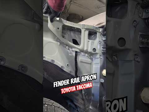 fender Rail Apron #toyota #tacoma #autobody #autorepair #autotechnician #carrepairs
