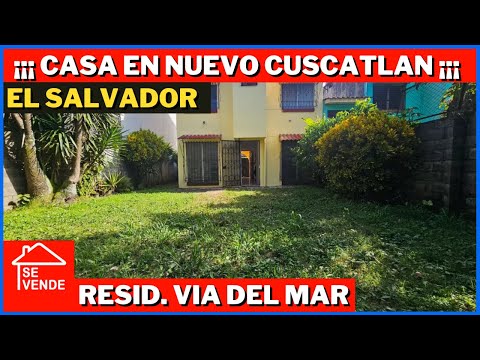 SE VENDE BONITA CASA EN NUEVO CUSCATLÁN LA LIBERTAD EL SALVADOR