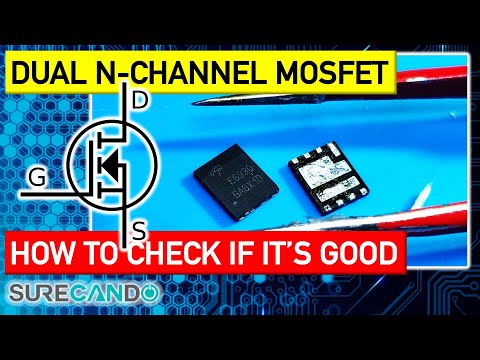 How to test Dual N-Channel MOSFETs using a multimeter. AlphaMOS E6930