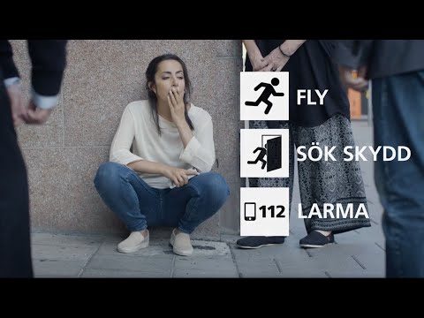 Fly – sök skydd – larma