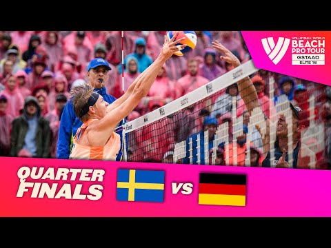 Åhman/Hellvig vs. Ehlers/Wickler - Quarter Finals Highlights | Gstaad 2024 #BeachProTour