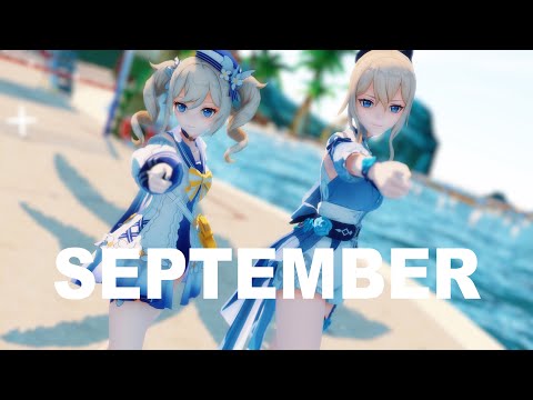 Jean | Barbara | September | [Genshin Impact MMD/4k/60FPS]