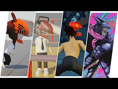 Chainsaw Man Evolution in Anime, TV & Games (2022)