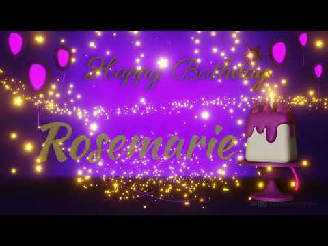 Rosemarie | Happy Birthday Song | Happy Birthday To You