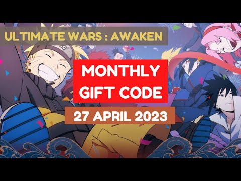 MONTHLY GIFT CODE FOR F2P AND VIP. 27 APRIL 2023 | ULTIMATE WARS : AWAKEN