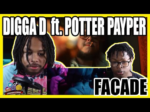 Digga D ft. @PotterPayperTV - Facade (Official Video) REACTION