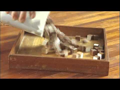 Teaching Radioactivity: Simple model of exponential decay class experiment