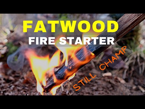 FATWOOD Fire Starter | The Wet Weather Champ