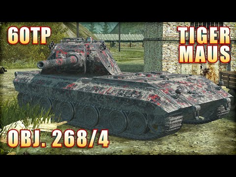 TIGER-MAUS ● OBJ. 268/4 ● 60TP | World of Tanks Blitz Replays