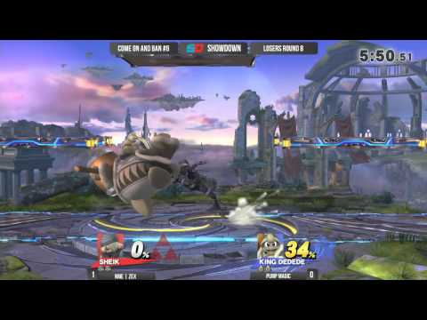 Come on and Ban #6 - Loser Quarters: NME | Zex (Sheik) vs Pump Magic (King Dedede)