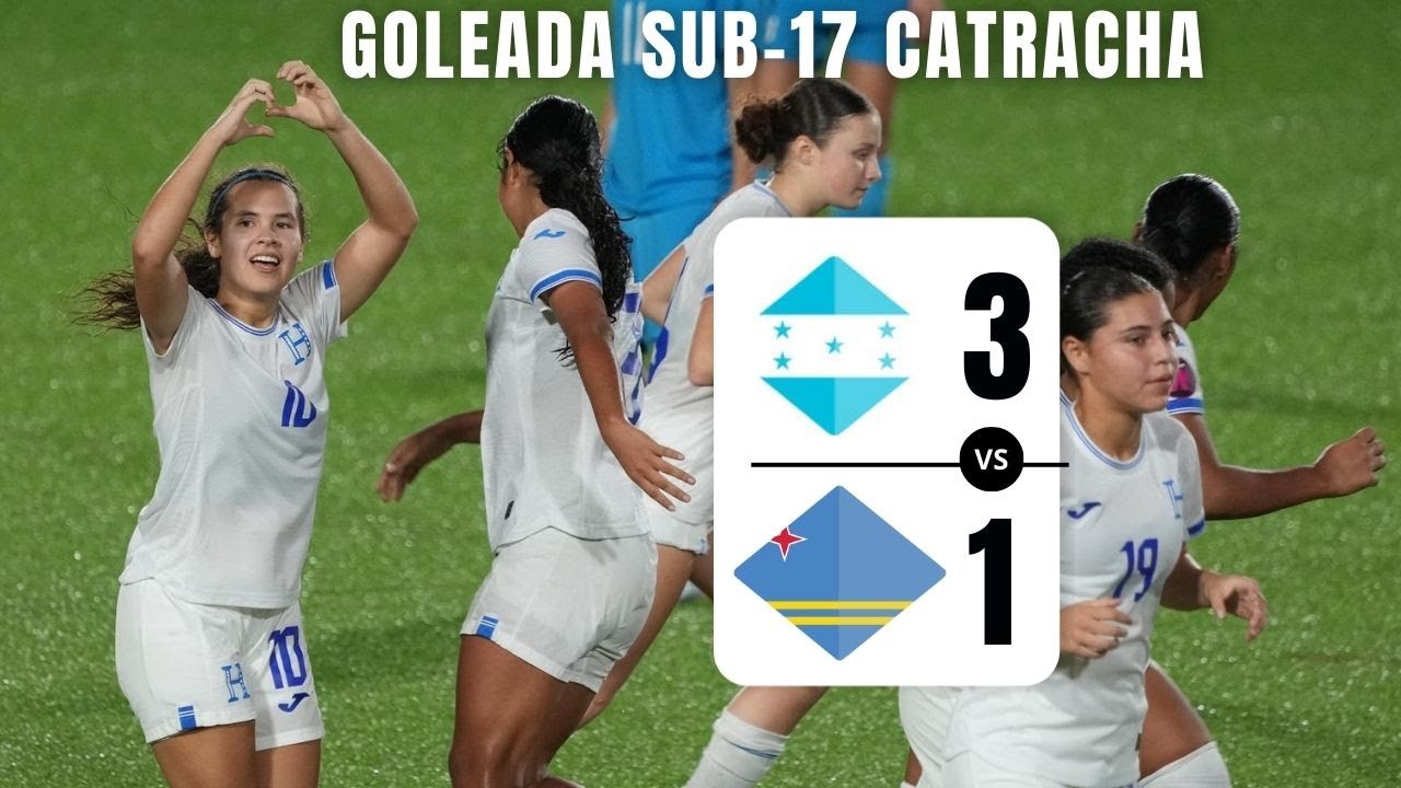 Goleada de la Sub-17 a Aruba