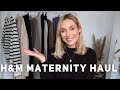 TRYING ON H M MATERNITY CLOTHES 20 WEEKS PREGNANT CLOTHING TRY ON HAUL