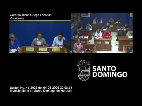 Concejo Municipal, Sesión Ordinaria 45-2026