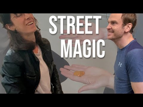 Insane coin trick | Ali Cook | Street magic