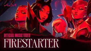 K/DA - FIRESTARTER (참여: 미연 및 소연 (i-dle), 소피 파워스, 미미 웹) (공식 뮤직비디오)