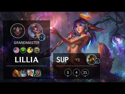 Lillia Support vs Nautilus - NA Grandmaster Patch 11.15