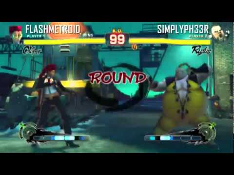 FlashMetroid (C.Viper, Ryu) vs Simplyph33r (Rufus)