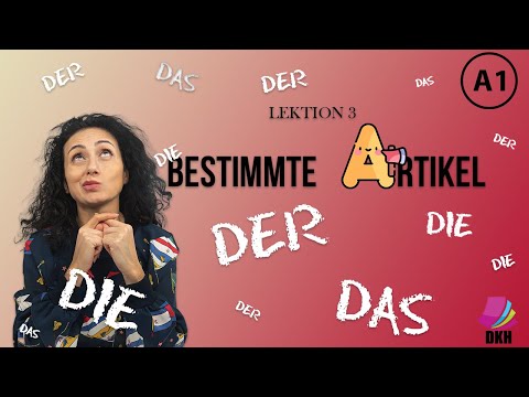 Bestimmte Artikel: Der, Die, Das / A1 Deutschkurs / Lektion 3 / Deutsch lernen / Learn german