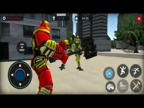 US Army Monster Truck Transform Robot City Crime Battle Android Gameplay