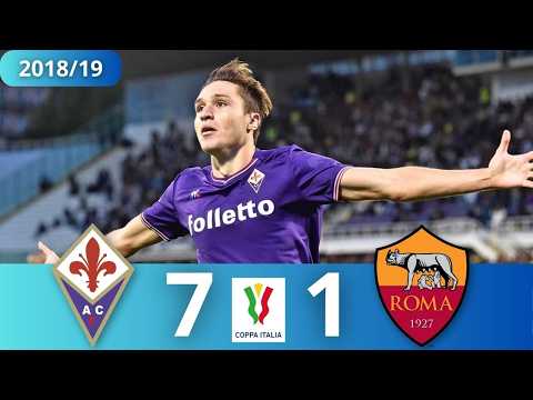 Fiorentina 7:1 Roma • 2018/19 • Coppa Italia