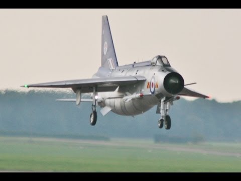 GIANT 1/5 SCALE RC AIRWORLD EE LIGHTNING F2A BMFA NATIONALS BARKSTON HEATH MODEL AIRCRAFT SHOW 2013