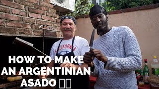 HOW TO MAKE AN ARGENTINIAN ASADO | Argentina Parrilla | como hacer asado. 🇦🇷