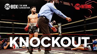 Ramon Cardenas Claims Upset With Vicious 2nd-Round Knockout | SHOBOX: The New Generation