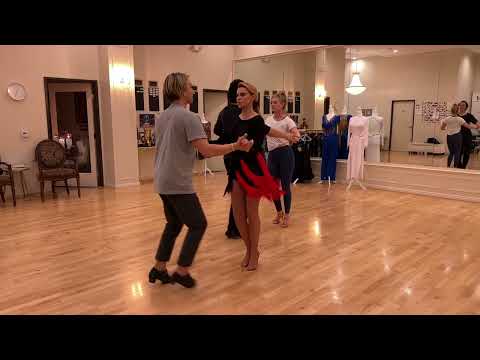 🫶 Cha Cha Bronze level easy routine by Oleg Astakhov - DanceWithOleg.com 😘