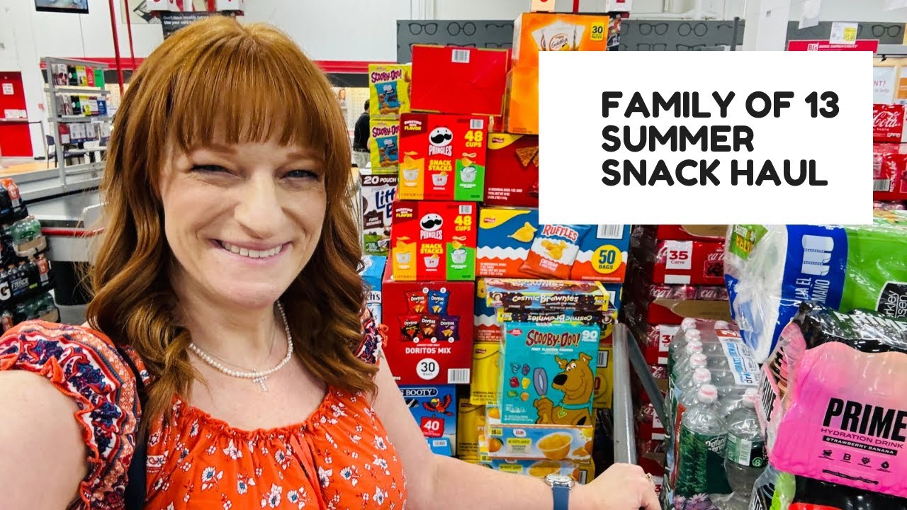 FAMILY OF 13 SUMMER SNACK HAUL