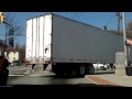 18 Wheeler making wide right turn