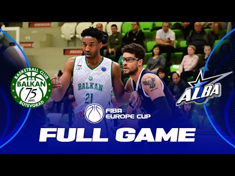 Balkan Botevgrad v Arconic-Alba Fehervar | Full Basketball Game | FIBA Europe Cup 2023-24