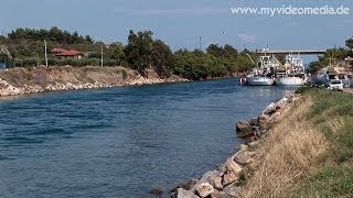 preview picture of video 'Canal of Potidea, Kassandra, Chalkidike - Greece HD Travel Channel'