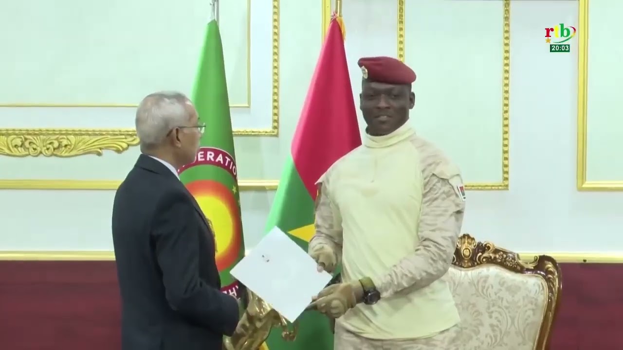 Présidence du Faso : un émissaire du président mauritanien chez le Capitaine Ibrahim Traoré