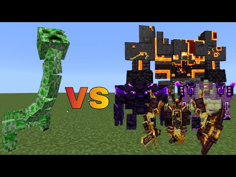 The Giraffe vs L_EnderCatalysm Bosses - Minecraft Mob Battle