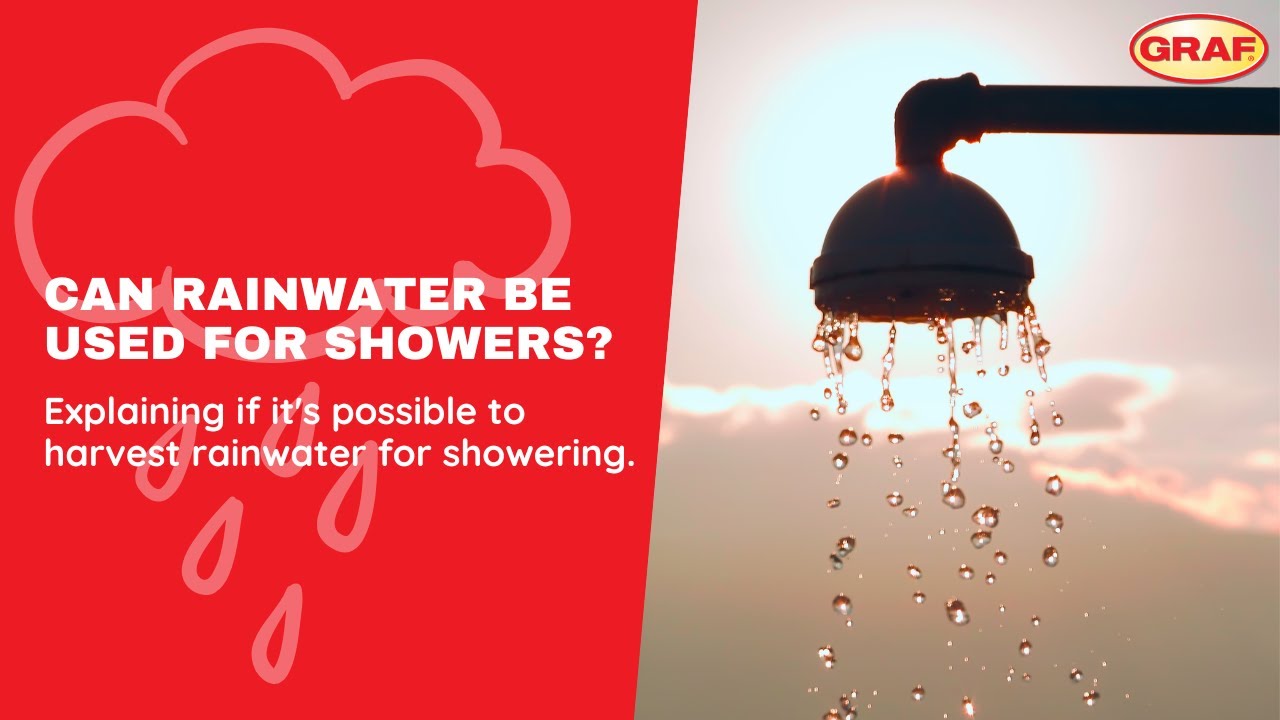 Can rainwater be used for showers?