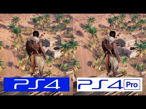 Assassins Creed Origins | PS4 VS PS4 Pro | GRAPHICS COMPARISON | Comparativa