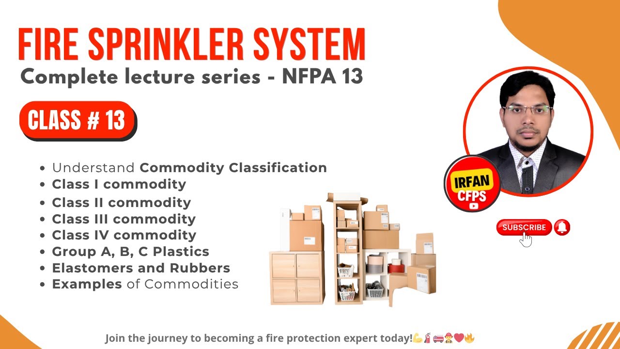 NFPA13 Commodity Classes Explained in 7 Minutes!