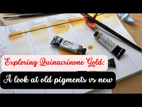 Prodigal Sons/Daniel Smith/QOR/A look at the original Quinacrinone Gold and New Versions