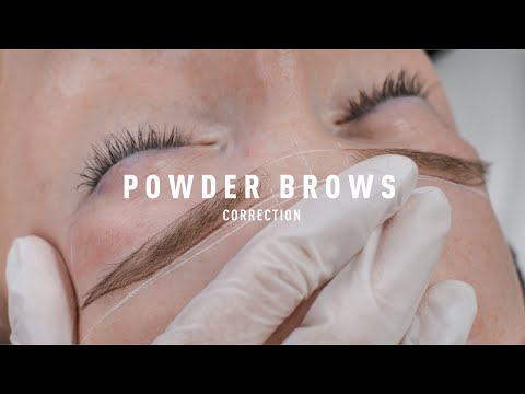 How To Do Powder Brows Touch -Up