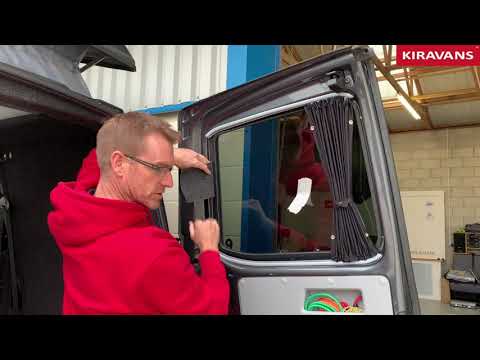 Kiravans - How to trim carpet around a fitted van window