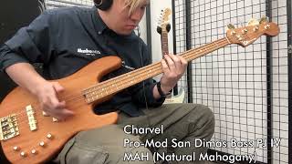 Video thumbnail for 【Ikebe B-Sound Check】Charvel Pro-Mod San Dimas Bass PJ IV MAH【試奏動画】 by Ikebe Channel｜池部楽器店