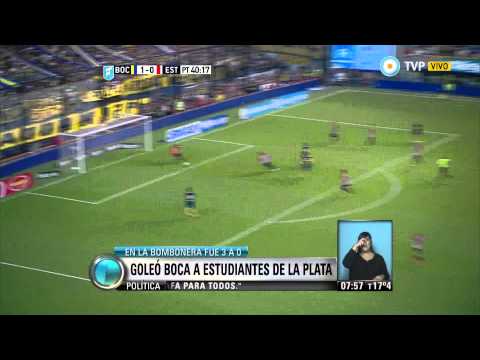 Visión 7 - Goleó Boca a Estudiantes de la Plata