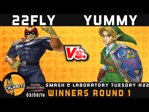 S@LT #22 | 22Fly (Falcon) vs YummyBeef64 (Link) - Winners Round 1 - SSBM